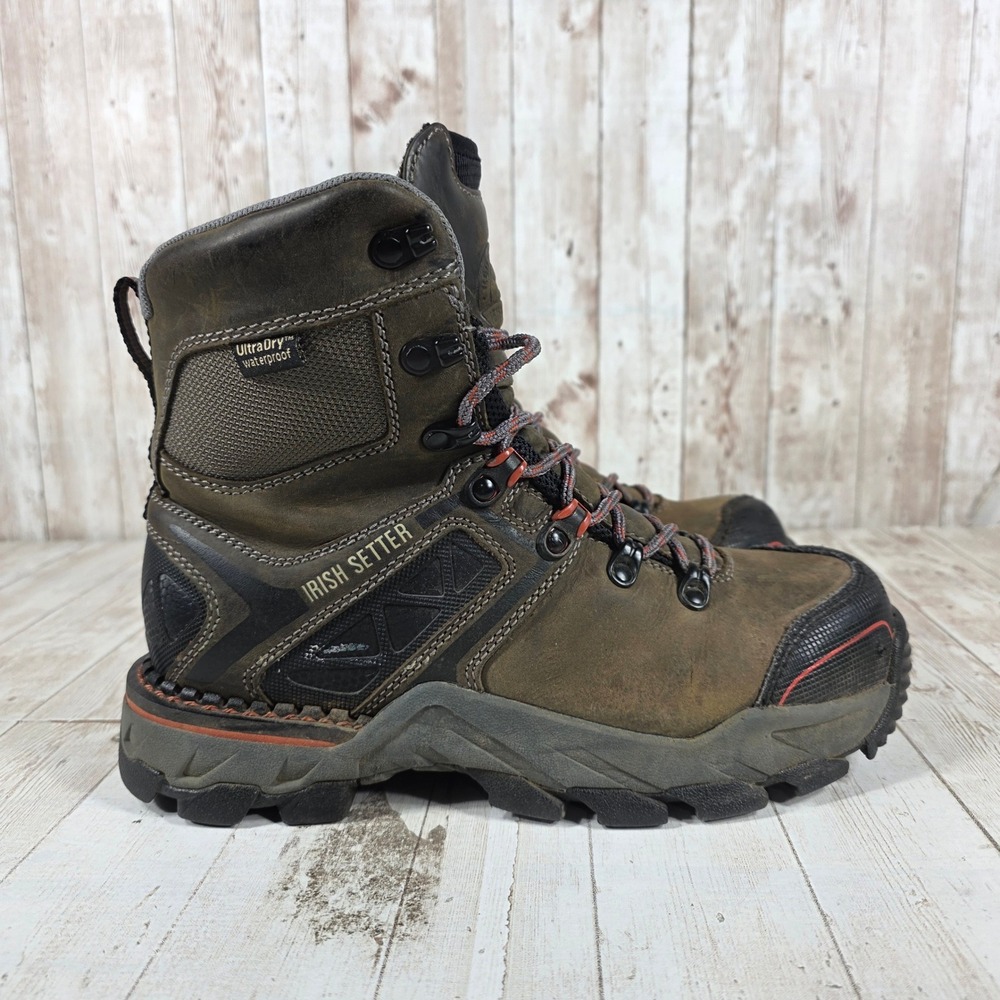 Irish Setter Red Wing VaprTrek 83210 Womens 7.5 D Waterproof Safety Toe Boots
